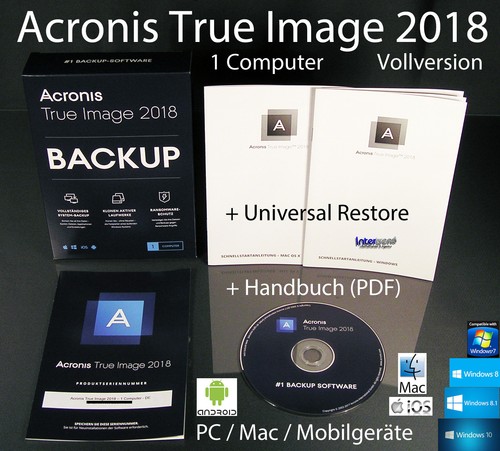 Acronis true image 2018 - acronis, full
